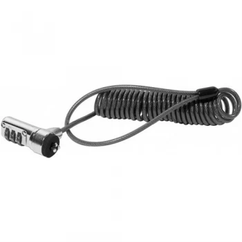 Image of 1.8m Single Headed Coiled Cable Lock