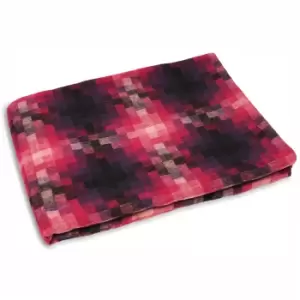 image of Riva Home Pixel Throw (130x180cm) (Magenta)