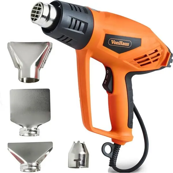 Image of VonHaus VonHaus Heat Gun - 2000W 350c & 550c - Orange One Size