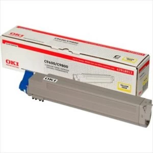 Image of OKI 42918913 Yellow Laser Toner Ink Cartridge