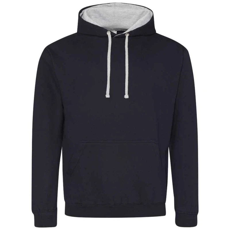 Image of AWDis AWDis Men Varsity Hoodie in Navy Size: X-Small Navy XS Male 5063470436361