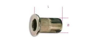 Image of Beta Tools 1742R-A/M8 10x M8 Threaded Rivets for Riveting Plier 017420018