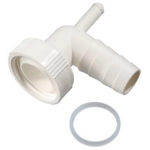 image of Xavax - Siphon Connection with Condensate Connection - White - Plastic Material