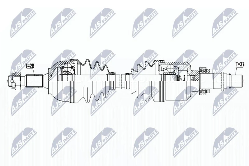 Image of NTY Drive shaft NTY NPW-PE-041