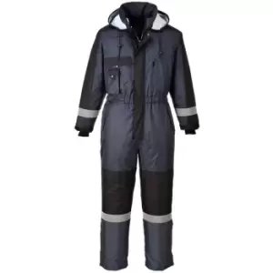 image of Portwest - S585NARL - sz L Winter Coverall - Navy - Navy