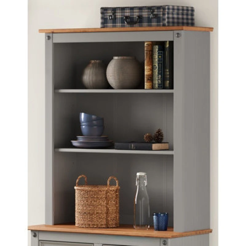 Image of MERCERS FURNITURE Corona Grey Wax Small Dresser Top 2TONE117