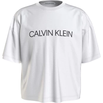 Image of Calvin Klein Instit Boxy T JG22 - White YAF