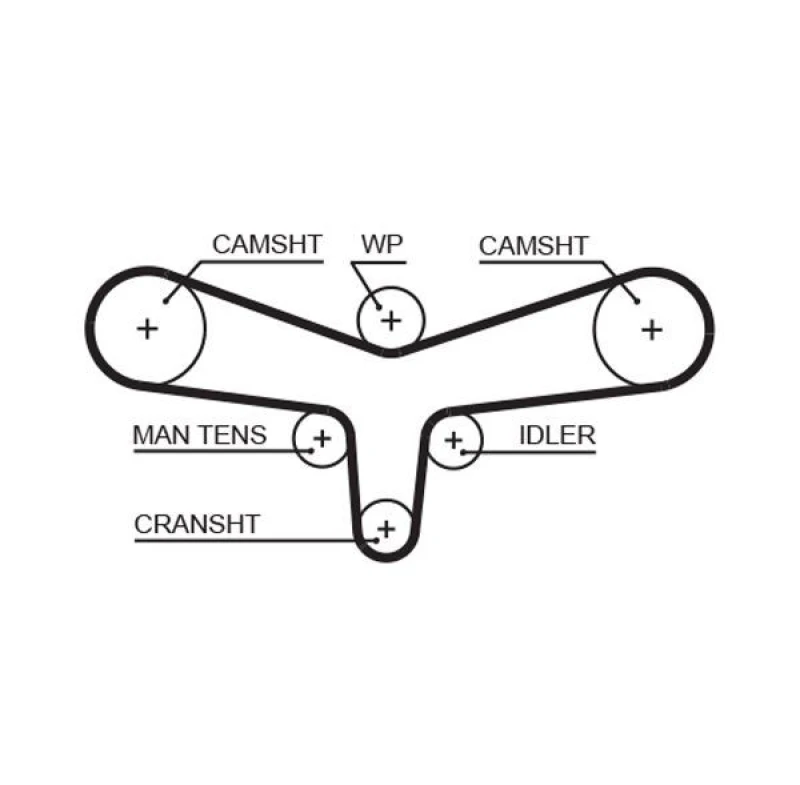 Image of GATES Timing Belt GATES 5557XS