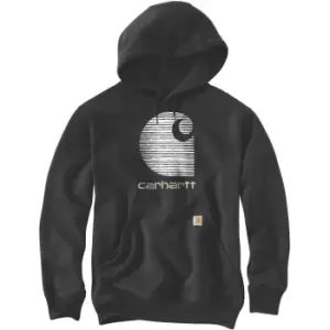 Image of Carhartt Mens Rain Defender Loose Fit C Logo Sweater L - Chest 42-44' (107-112cm)