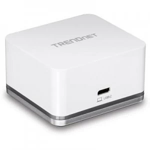 image of Trendnet TUC-DS1 notebook dock/port replicator Wired USB 3.2 Gen 1 (3.1 Gen 1) Type-C Silver White