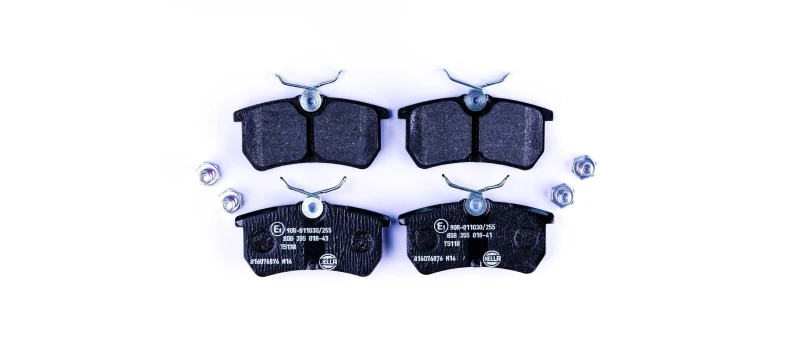 Image of HELLA Brake pad set HELLA 8DB 355 018-411