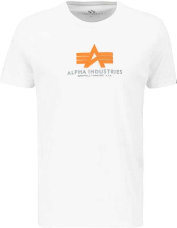 Image of Alpha Industries Basic Rubber T-Shirt, white, Size L for Men