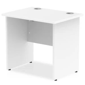 Image of Trexus Rectangle Panel End Leg 800x600mm White Ref MI002896