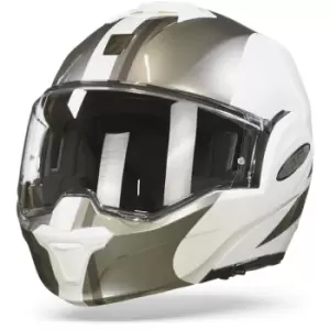 Scorpion Exo-Tech Forza Pearl White-Silver M