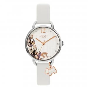 Image of Radley Sketchbook Floral Open Shoulder Leather Watch