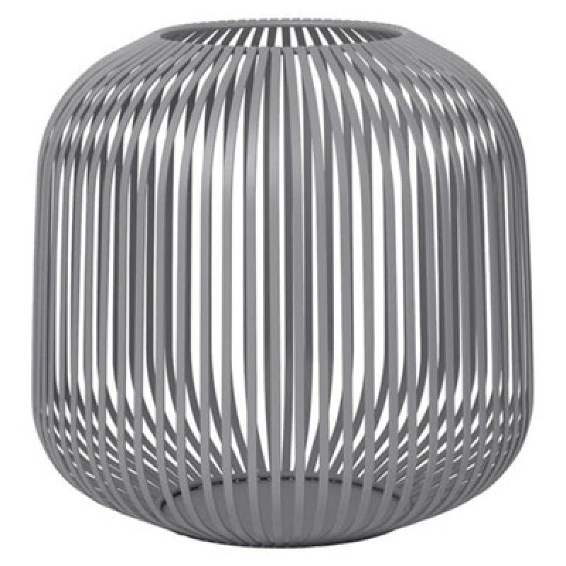 Image of Blomus Lito Lantern Candle Holder M - Steel Gray
