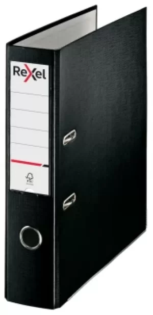 Image of Rexel Lever Arch File Polypropylene ECO A4 75mm Black 2115715