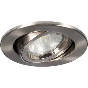 Megaman Alina GU10 Fire Rated Adjustable Downlight - Fixture Only - Satin Chrome