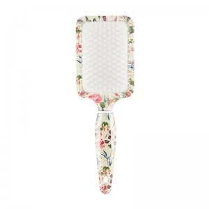 image of The Vintage Cosmetic Company Floral Paddle Brush