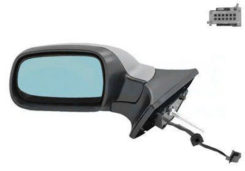 Image of VAN WEZEL 4060817 Wing mirror * HAGUS * Left, Heatable Outside Mirror (50)