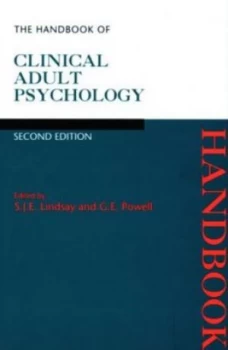 Image of The Handbook of Clinical Adult Psychology by Stan Lindsay Book