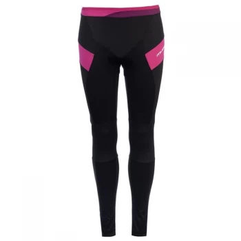 image of Muddyfox Pure Padded Cycle Tights Ladies - Blk/Prpl/Berry