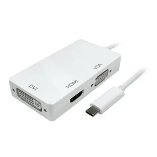 image of Cables Direct Cables Direct USB3C-HDV02 laptop dock/port replicator USB 3.2 Gen 1 (3.1 Gen 1) Type-C White USB3C-HDV02