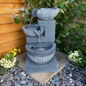 Tranquility Water Features - 3 Bowl Pour Mains Powered Water Feature