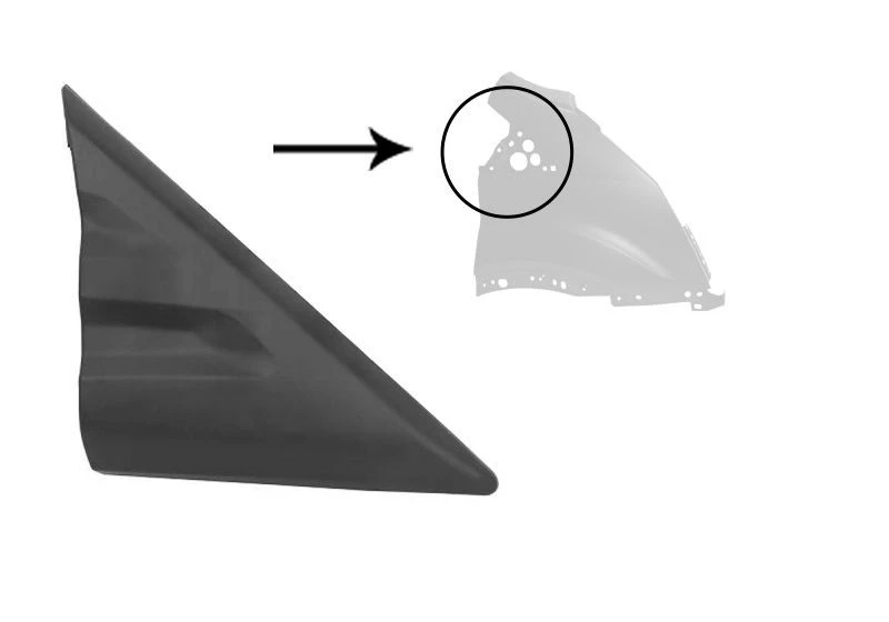 Image of VAN WEZEL Wheel arch trim VAN WEZEL 1991422