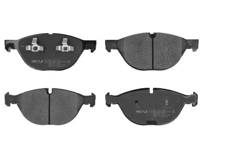 Image of MEYLE 025 241 7219 Brake pad set Front Axle, excl. wear warning contact, Original Quality, with anti-squeak plate Brake Pad Set,disc brake (402)