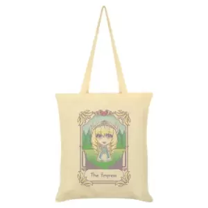 image of Deadly Tarot Kawaii The Empress Tote Bag (One Size) (Cream)