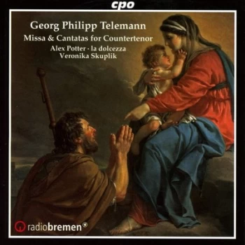 image of Georg Philipp Telemann Missa & Cantatas for Countertenor by Georg Philipp Telemann CD Album