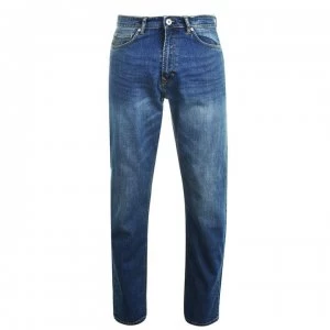 image of Firetrap Rom Mens Jeans - Reg Mid Wash