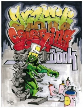 Image of Graffiti Coloring Book. Paperback