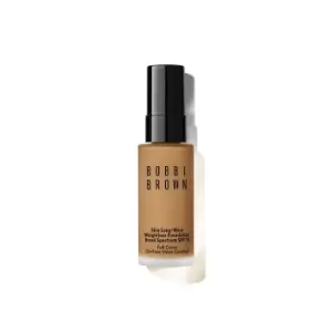 image of Bobbi Brown 16 Hour Wear Mini Skin Long-wear Weightless Foundation Honey, Size: - Bridal Make-up