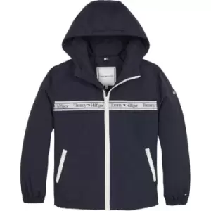 Image of Tommy Hilfiger Lightweight Tape Jacket Juniors - Blue