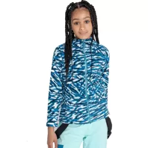 image of Dare 2b Girls Gambol Hooded Full Zip Fleece Jacket 3-4 Years- Chest 22', (57cm)