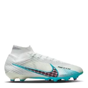 Image of Nike Zoom Mercurial Superfly 9 Elite AG-Pro Artificial-Grass Soccer Cleats - White