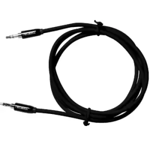 image of NeoXeo 3.5mm Jack Cable Male/Male for Smartphone/MP3 Player - Black/Metal