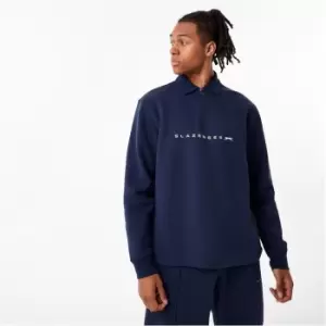 Image of Slazenger ft. Aitch Half Zip Sweatshirt - Blue