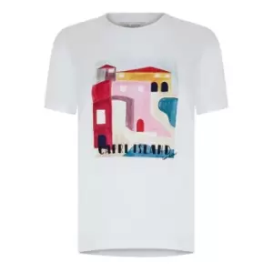 Image of Ted Baker Esmayy Graphic Cami Vest - White