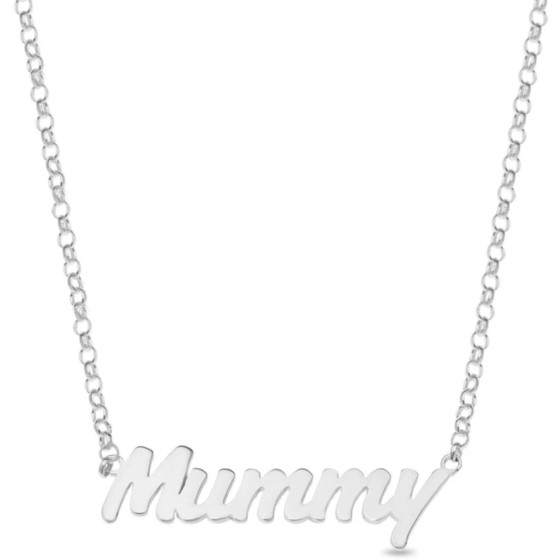 Image of Be You Sterling Silver Mummy Necklace Silver One Size