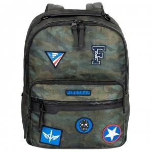 image of Firetrap Icon Badge Backpack - Khaki Camo