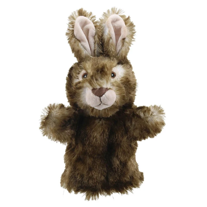 Image of The Puppet Company Wild Rabbit Eco Animal Puppet Buddies Multi unisex