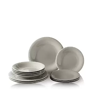 Image of Villeroy & Boch Color Loop Stone Starter Set, Stone, 12 pieces