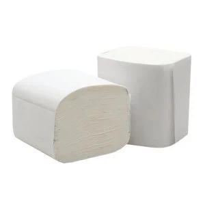 image of 5 Star Facilities Bulk Pack Folded Toilet Tissue Two ply 250 Sheets White Pack of 36