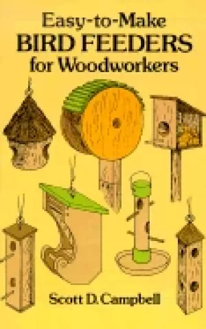 Image of easy to make bird feeders for woodworkers