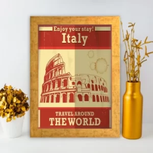Image of AC1913995672 Multicolor Decorative Framed MDF Painting