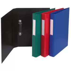 Image of Exacompta Ring Binder PP 2O Ring 25mm, S40mm, Assorted, Pack of 10