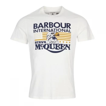 Image of Barbour International Eagle Tee - Whisper WH32